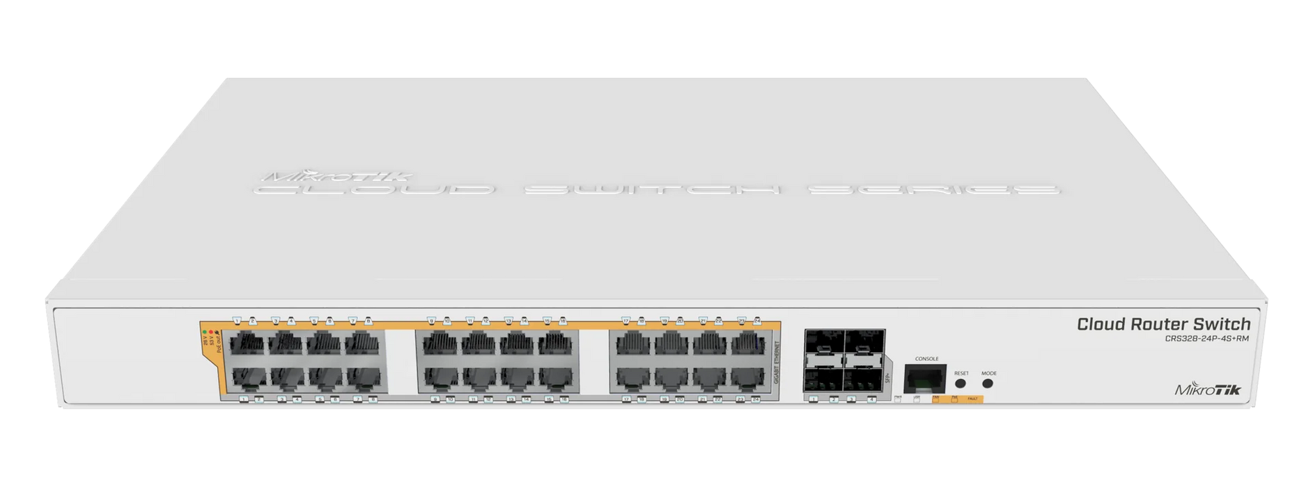 MikroTik 24-Port PoE Gigabit Switch with 4× SFP+ | CRS328-24P-4S+RM ...