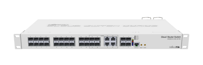 MikroTik Fiber Switch 20xSFP 4xSFP+ 4xCombo Dual Boot Rackmount | CRS328-4C-20S-4S+RM Network Switch MikroTik