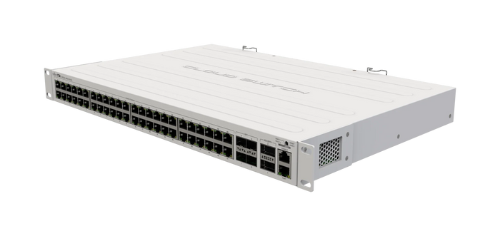 MikroTik Switch 48x1G RJ45 4x10G SFP+ 2x40G QSFP+ High Performance | CRS354-48G-4S+2Q+RM Network Switch MikroTik