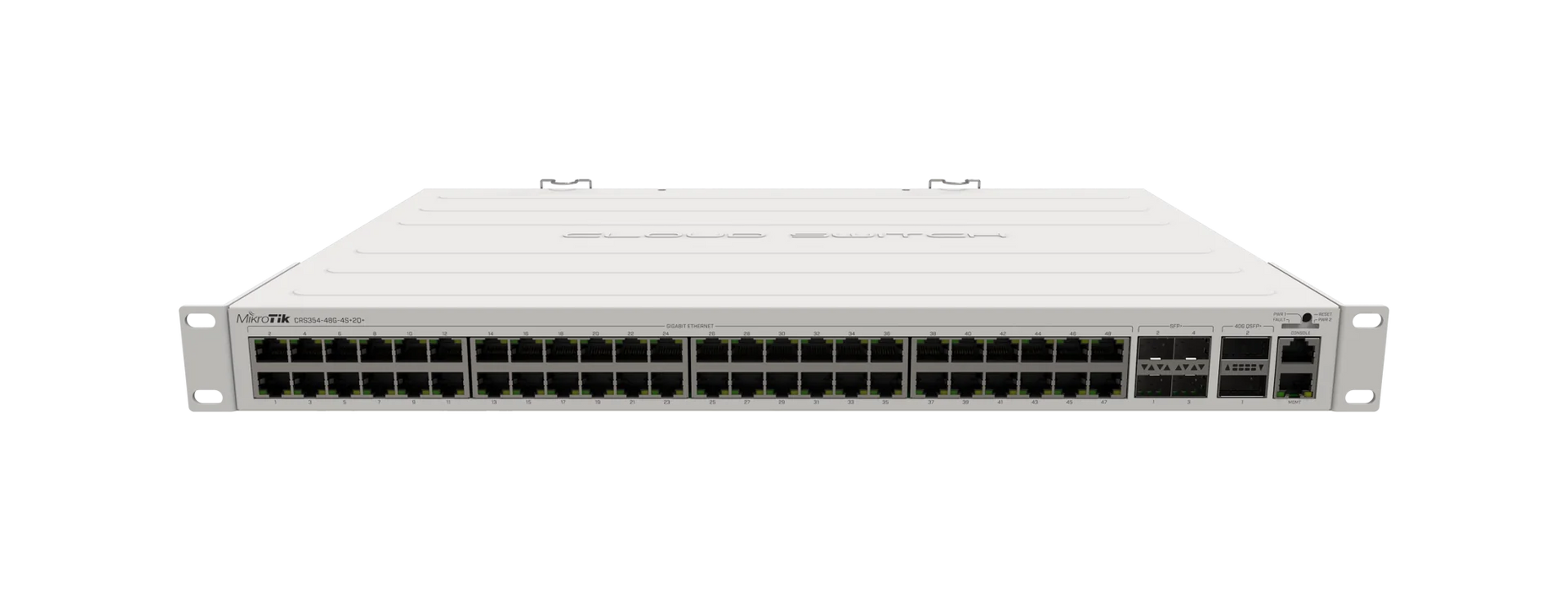 MikroTik Switch 48x1G RJ45 4x10G SFP+ 2x40G QSFP+ High Performance | CRS354-48G-4S+2Q+RM Network Switches MikroTik