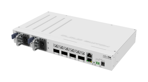 MikroTik 100G Switch 4x100G QSFP28 Low Power 1U Compact Design | CRS504-4XQ-IN Network Switches MikroTik