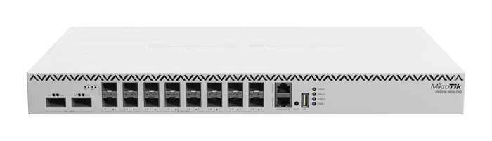 MikroTik 100G Switch 16x25G SFP28 2x100G QSFP28 Dual PSU | CRS518-16XS-2XQ-RM Network Switch MikroTik