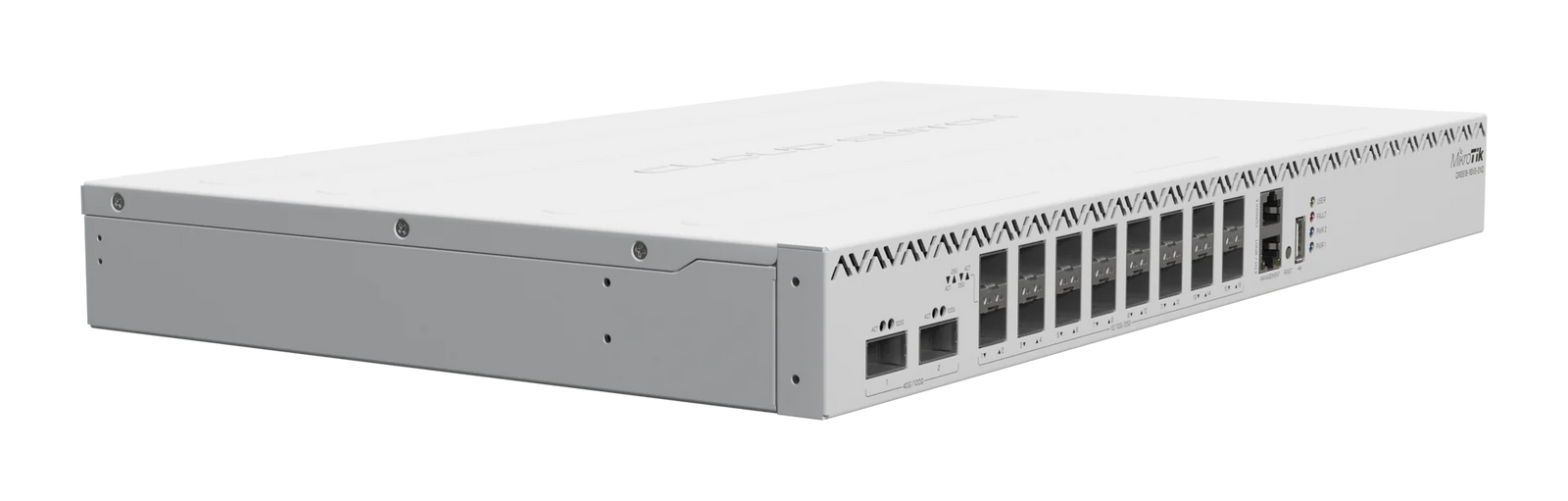 MikroTik 100G Switch 16x25G SFP28 2x100G QSFP28 Dual PSU | CRS518-16XS-2XQ-RM Network Switch MikroTik