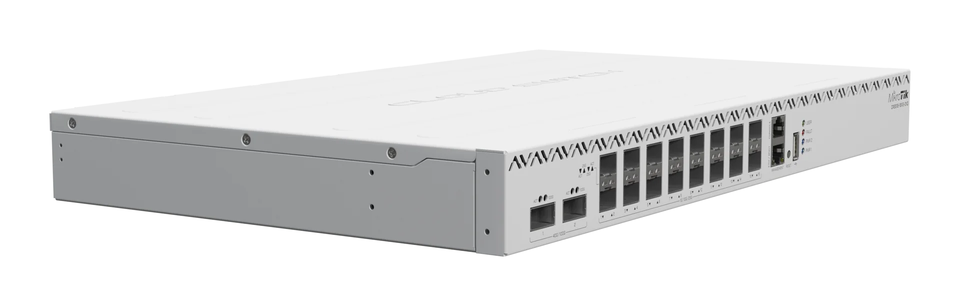 MikroTik 100G Switch 16x25G SFP28 2x100G QSFP28 Dual PSU | CRS518-16XS-2XQ-RM Network Switches MikroTik