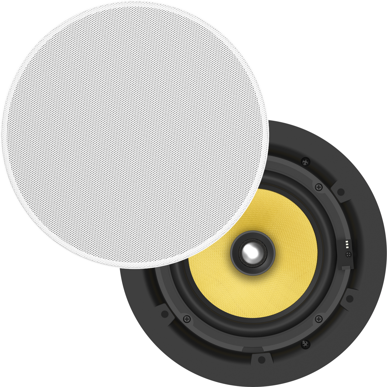 Vision CS-1900P 6.5" Pair 70w Active Bluetooth Ceiling Speakers Speaker Vision