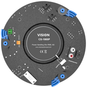 Vision CS-1900P 6.5" Pair 70w Active Bluetooth Ceiling Speakers Speaker Vision