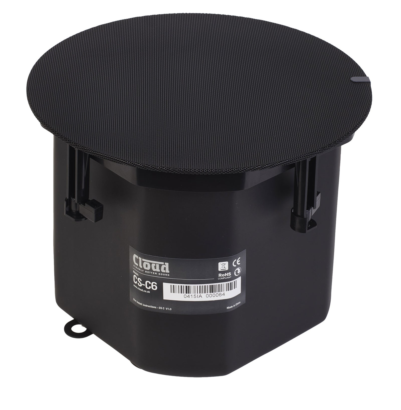 Cloud Electronics CS-C6 Premium 6.5" In-Ceiling Loudspeaker - Black or White Speaker Cloud Electronics Black