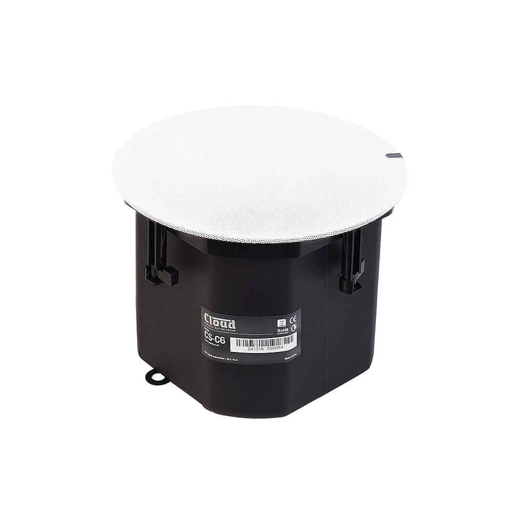 Cloud Electronics CS-C6 Premium 6.5" In-Ceiling Loudspeaker - Black or White Speaker Cloud Electronics White
