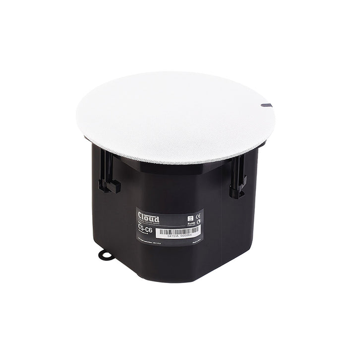 Cloud Electronics CS-C6 Premium 6.5" In-Ceiling Loudspeaker - Black or White Speaker Cloud Electronics White