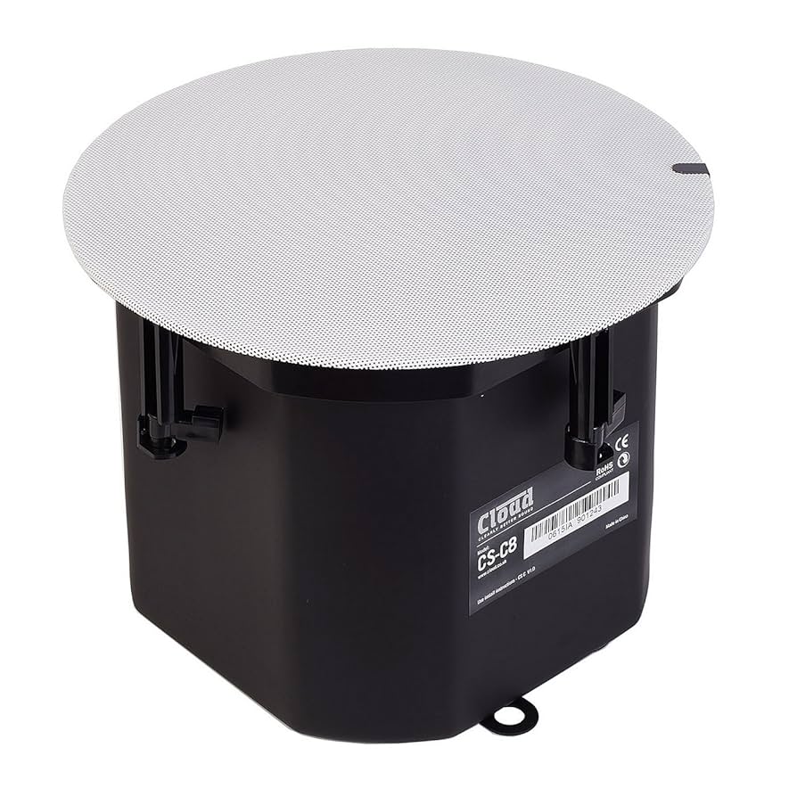 Cloud Electronics CS-C8B & CS-C8W 8" 2-Way In-Ceiling Speakers Speaker Cloud Electronics White