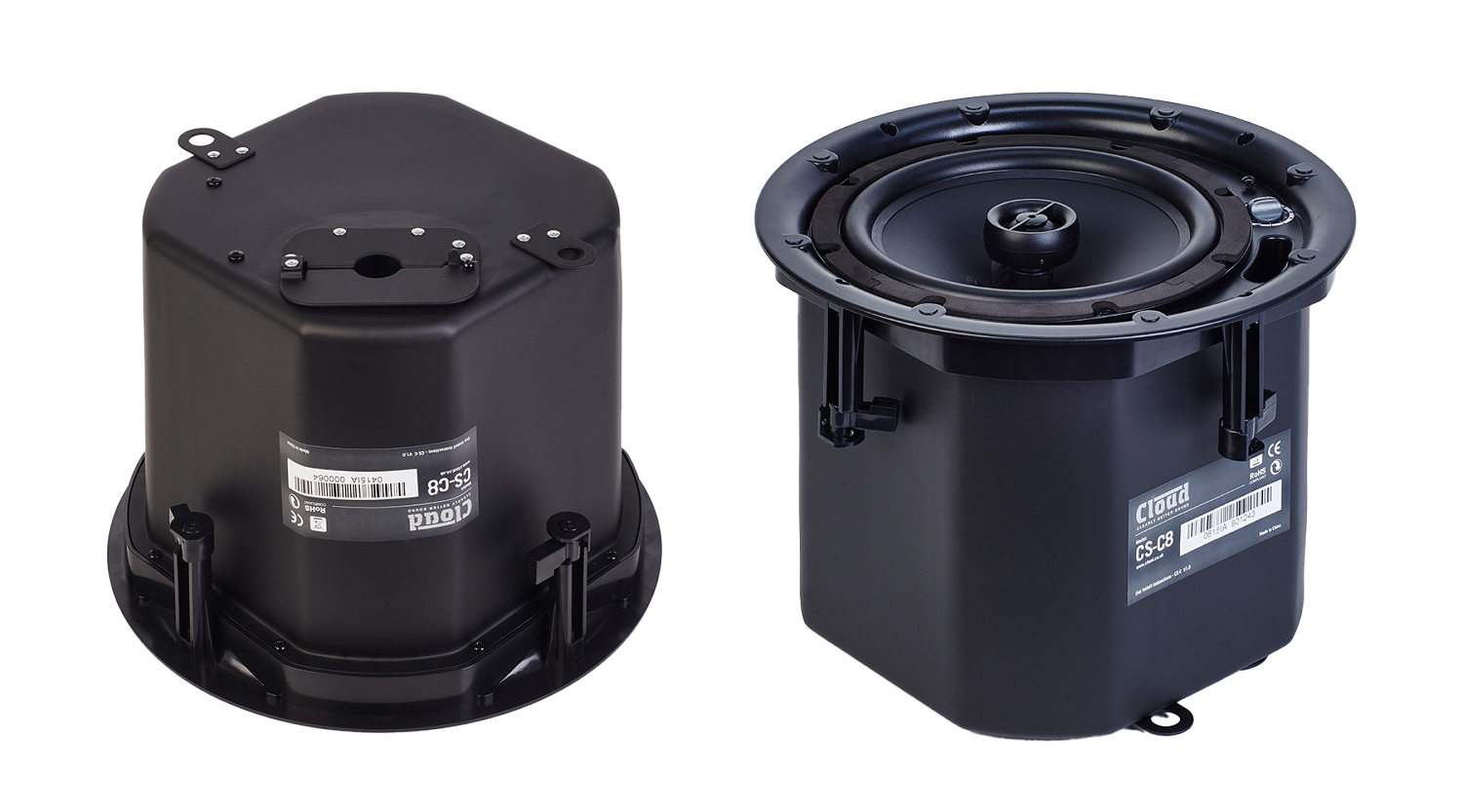 Cloud Electronics CS-C8B & CS-C8W 8" 2-Way In-Ceiling Speakers Speaker Cloud Electronics