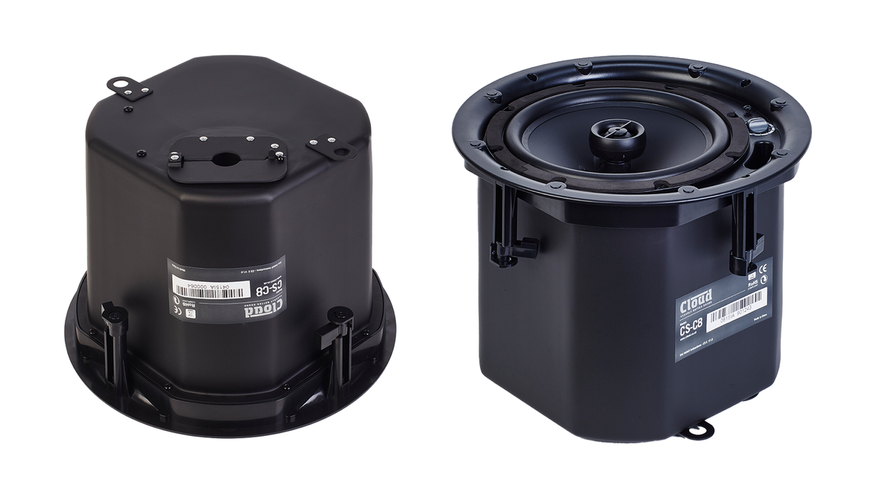 Cloud Electronics CS-C8B & CS-C8W 8" 2-Way In-Ceiling Speakers Ceiling Speaker Cloud Electronics