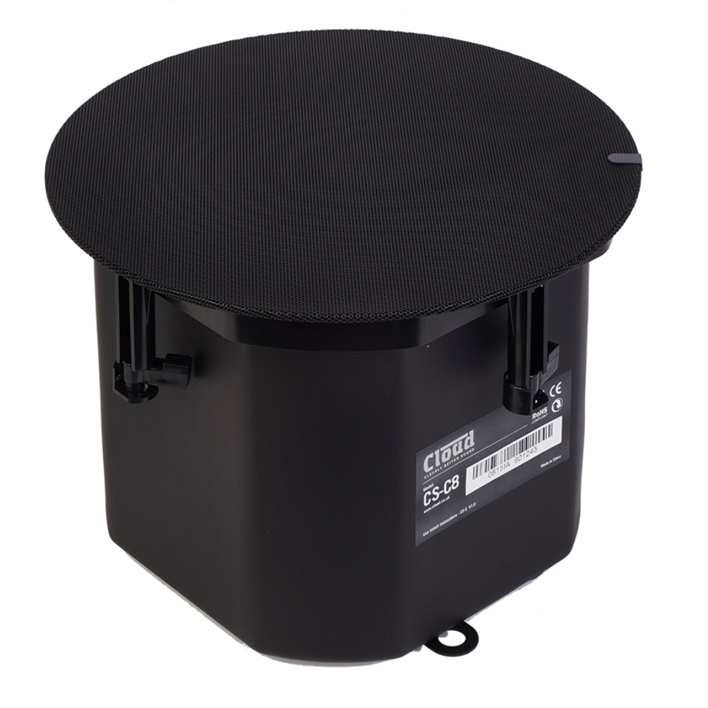 Cloud Electronics CS-C8B & CS-C8W 8" 2-Way In-Ceiling Speakers Speaker Cloud Electronics Black
