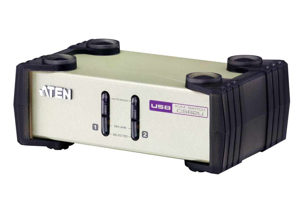 Aten 2-Port USB PS/2 VGA KVM Switch - CS82U-AT Aten KVM Switches Aten