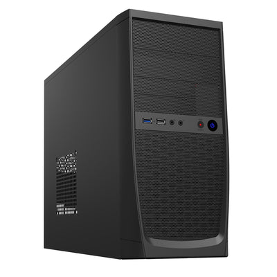 CiT Elite Micro Tower 1 x USB 3.0 / 1 x USB 2.0 ATX Black PC Case - CSCITELITE PC Case CiT