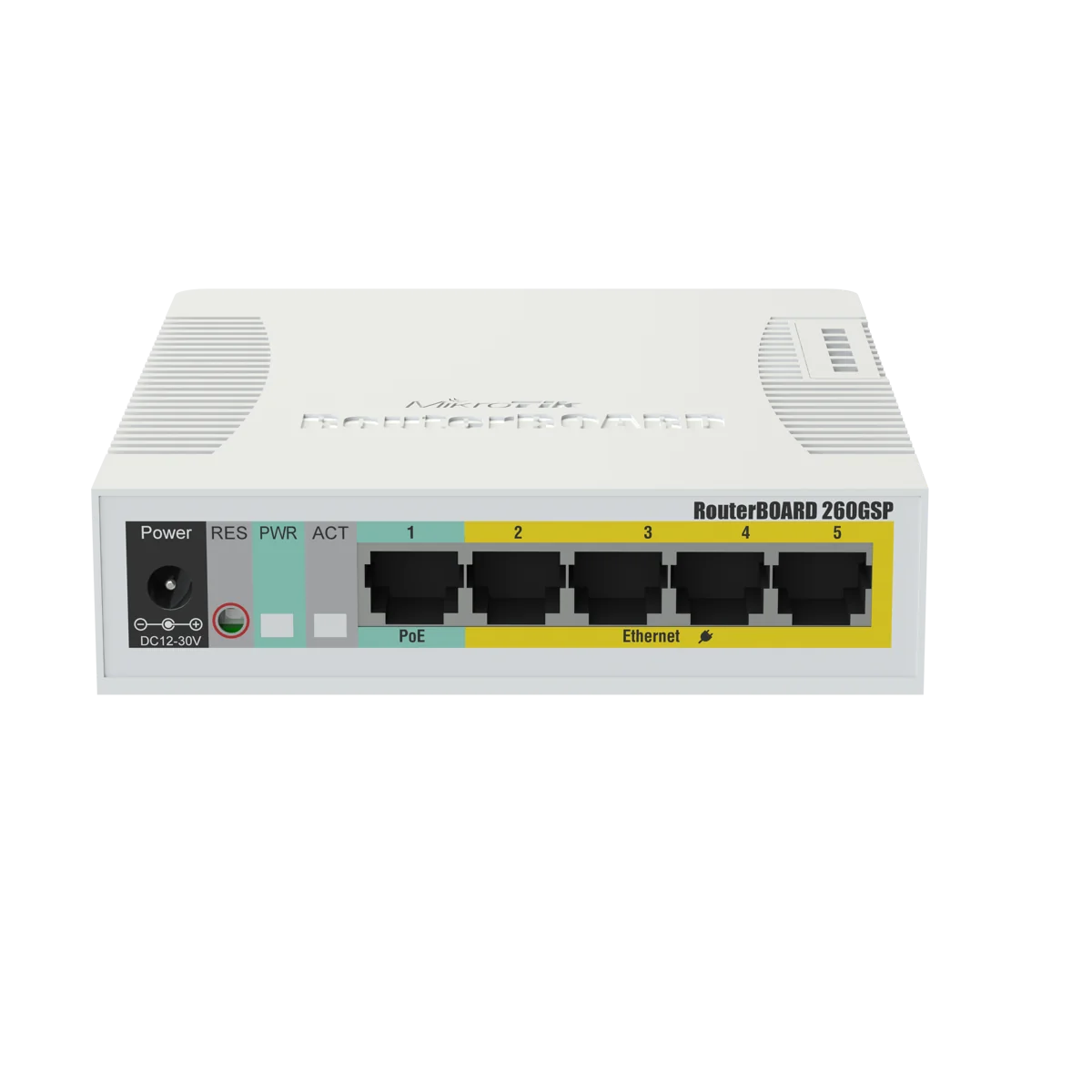 MikroTik RB260GSP Gigabit Switch 5x1G RJ45 1xSFP Passive PoE Output | CSS106-1G-4P-1S Network Switch MikroTik