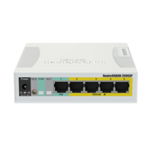 MikroTik RB260GSP Gigabit Switch 5x1G RJ45 1xSFP Passive PoE Output | CSS106-1G-4P-1S Network Switch MikroTik