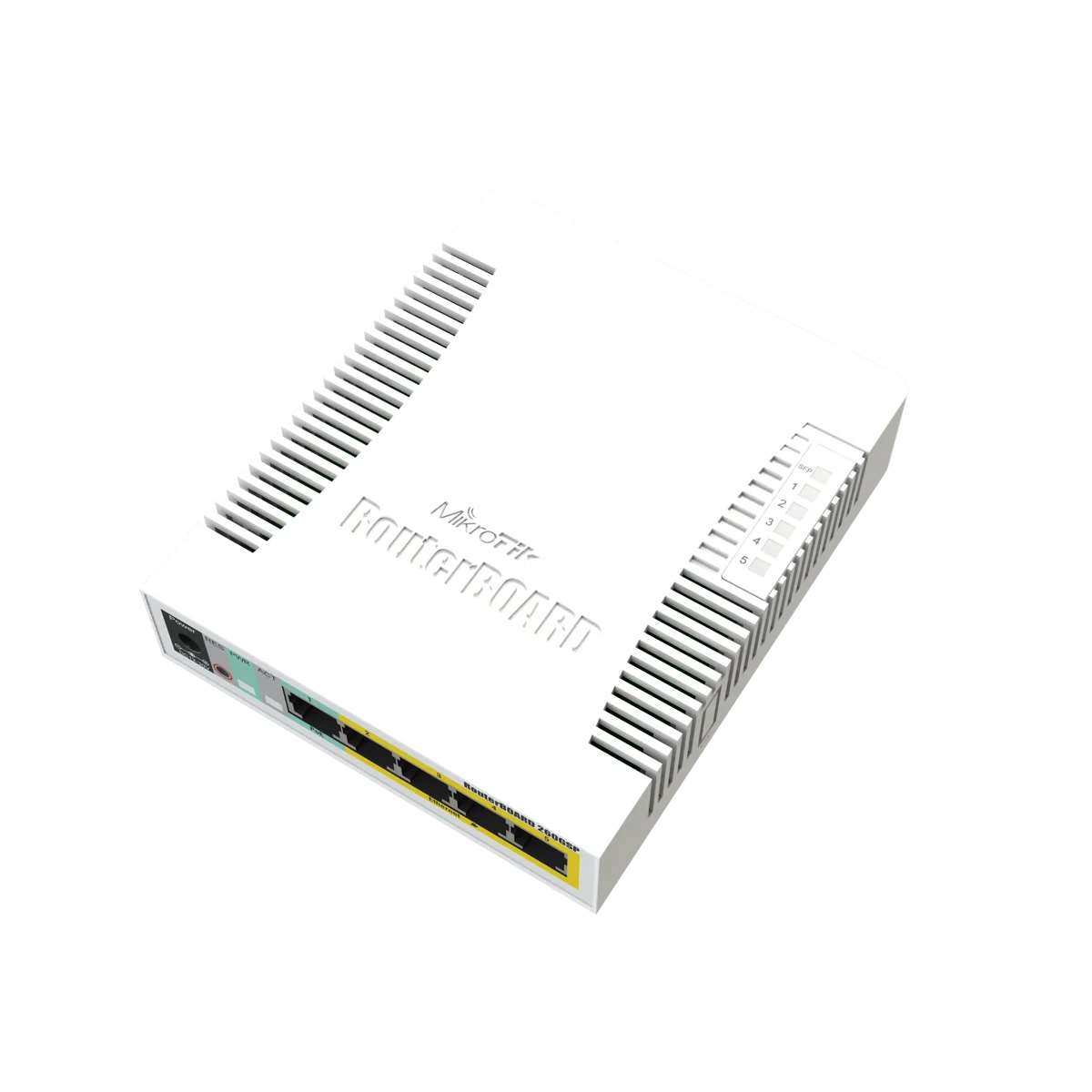 MikroTik RB260GSP Gigabit Switch 5x1G RJ45 1xSFP Passive PoE Output | CSS106-1G-4P-1S Network Switch MikroTik