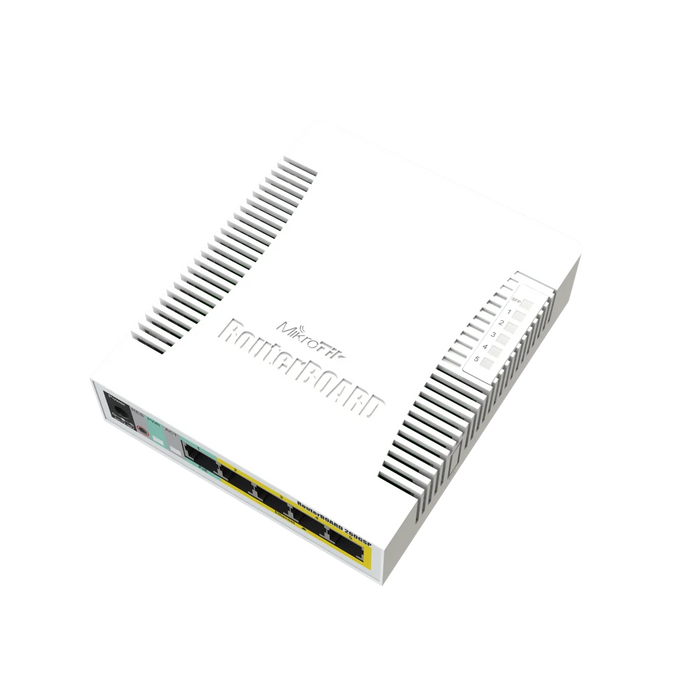 MikroTik RB260GSP Gigabit Switch 5x1G RJ45 1xSFP Passive PoE Output | CSS106-1G-4P-1S Network Switch MikroTik