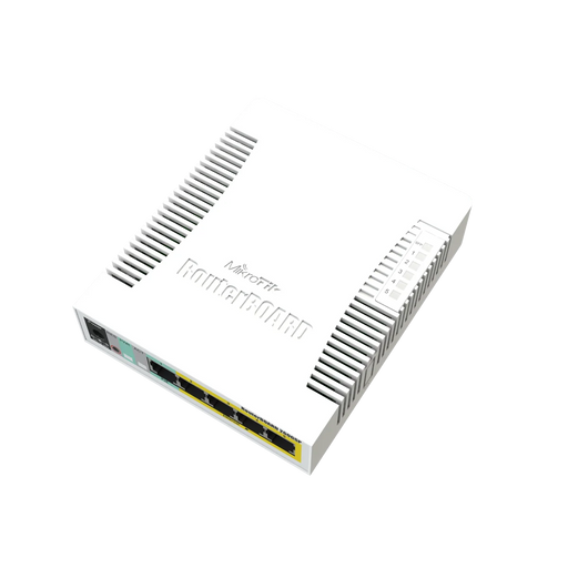 MikroTik RB260GSP Gigabit Switch 5x1G RJ45 1xSFP Passive PoE Output | CSS106-1G-4P-1S Network Switches MikroTik