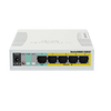 MikroTik RB260GSP Gigabit Switch 5x1G RJ45 1xSFP Passive PoE Output | CSS106-1G-4P-1S