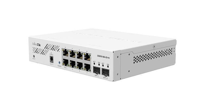 MikroTik 8 Port Cloud Smart Switch | CSS610-8G-2S+IN Network Switch MikroTik