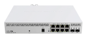 MikroTik PoE Switch 8x1G RJ45 2x10G SFP+ 140W PoE Budget Fanless | CSS610-8P-2S+IN Network Switch MikroTik