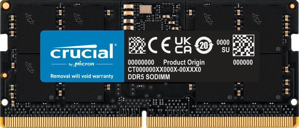 Crucial 16GB (1x16GB) 5600MT/s DDR5 Memory Module | CT16G56C46S5T