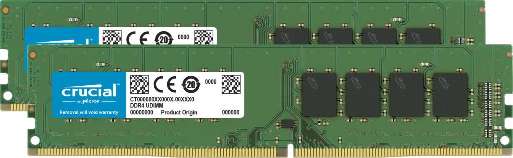 Crucial DDR4 32GB (2×16GB) 3200MHz Desktop Memory | CT2K16G4DFRA32A Memory Module Crucial