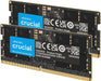 Crucial 32GB DDR5 5600MHz SODIMM RAM Kit | CT2K16G56C46S5 Memory Module Crucial