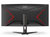 AOC CU34G2XE/BK 34" 144Hz 1ms UWQHD Curved Gaming Monitor Gaming Monitor AOC