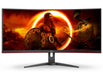 AOC CU34G2XE/BK 34" 144Hz 1ms UWQHD Curved Gaming Monitor Gaming Monitor AOC