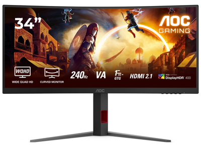 AOC CU34G4Z 34" 240Hz 0.3ms UWQHD Gaming Monitor Gaming Monitor AOC