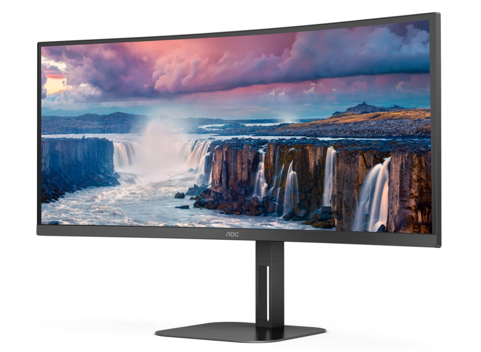 AOC CU34V5C/BK 34" 100Hz 1ms WQHD Desktop Monitor Desktop Monitor AOC