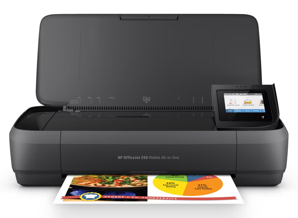 HP OfficeJet 250 A4 Colour Wireless Multifunction Inkjet Printer | CZ992A#BHC Laser Printers HP