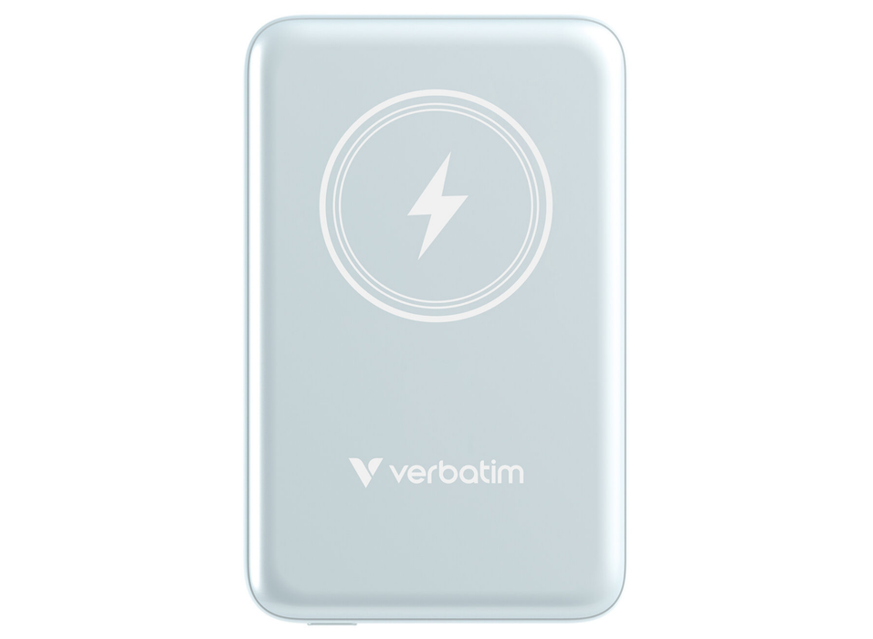 Verbatim Charge 'n' Go Magnetic Wireless Power Bank 10000 mAh - Blue | 32247
