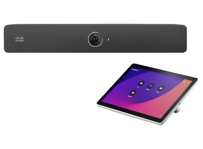 Cisco Webex Room Bar 4K Video Conference System (Carbon Black + Tablet) | CS-BAR-T-C-K9 Video Conferencing Systems Cisco