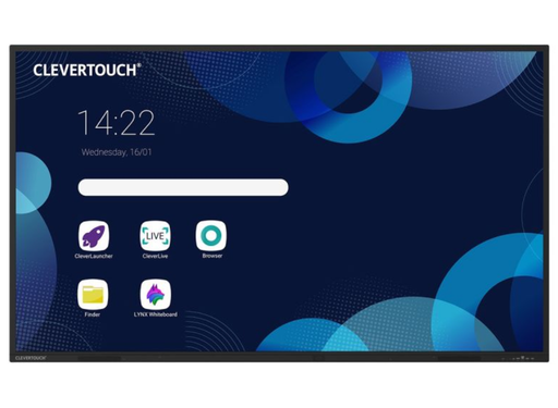 CleverTouch Pro Series 3 75" 4K Ultra HD Android 14 EDLA Interactive Display Interactive Touchscreen Display CleverTouch