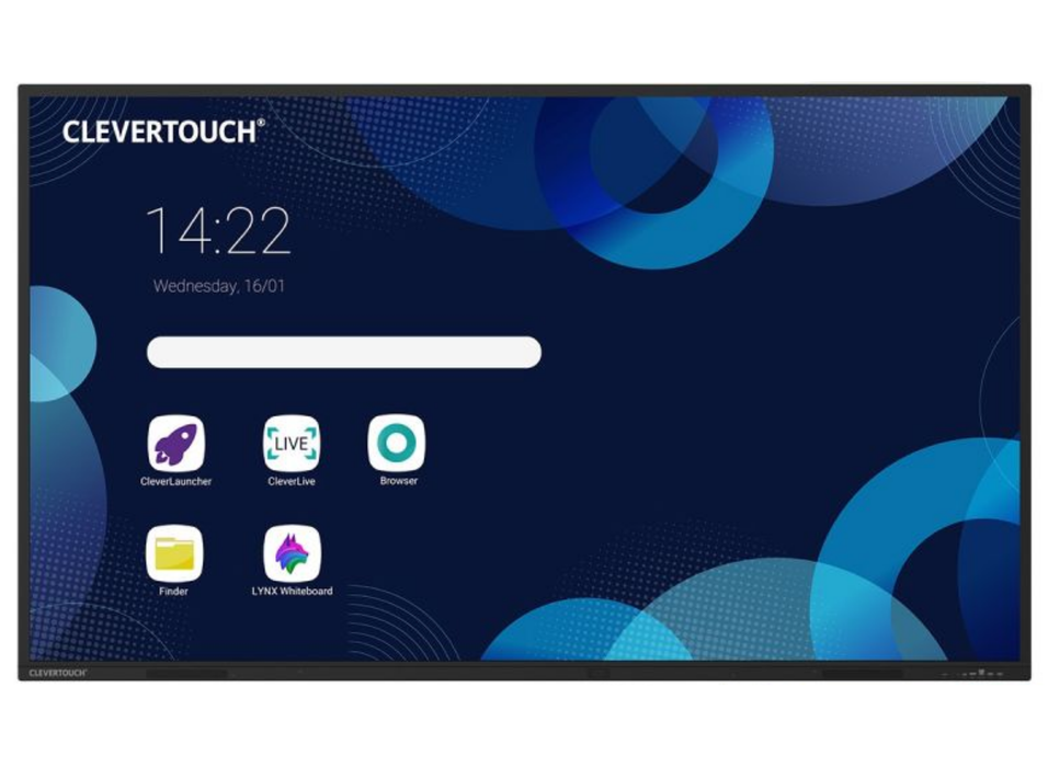 CleverTouch Pro Series 3 75" 4K Ultra HD Android 14 EDLA Interactive Display Interactive Touchscreen Display CleverTouch