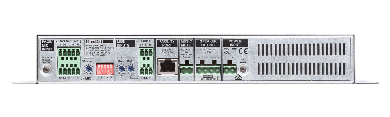 Cloud Electronics MA40T 40W 70V / 100V Line Amplifier Audio Amplifier Cloud Electronics