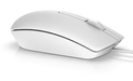 Dell MS116 Mouse - USB - Optical - 2 Button(s) - White - Cable - 1000 dpi
