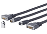 Vivolink 10m DVI-D Cross Wall Cable, Black | PRODVICW10
