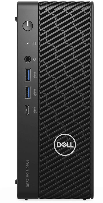 DELL Precision 3000 3280 Workstation Intel® Core™ i7-14700 16 GB DDR5-SDRAM 512 GB SSD NVIDIA T1000 Windows 11 Pro CFF PC Black | D8W9H