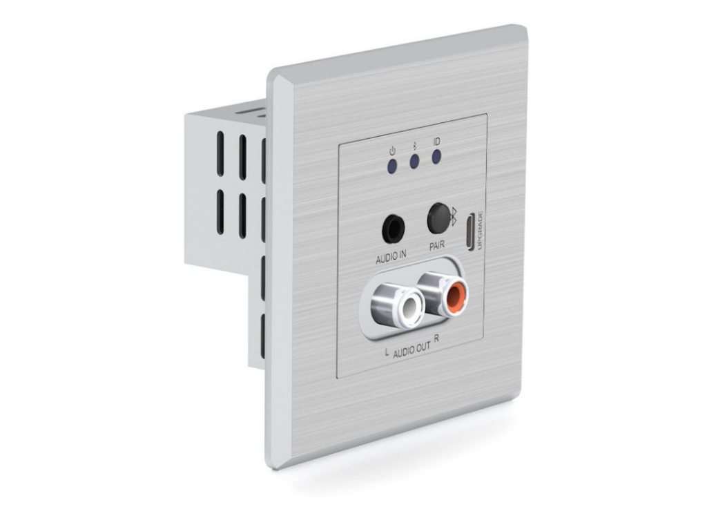 BluStream Bluetooth & Analogue Audio Dante® Wall Plate | DA11ABL-WP-EU Adapter / Converter BluStream