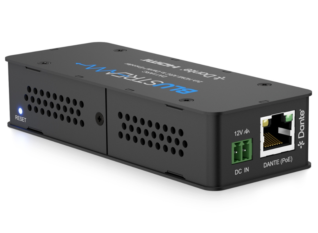 BluStream 2ch HDMI ARC to Dante® Encoder | DA11ARC Video Encoder BluStream