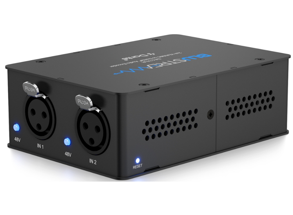 BluStream Analogue XLR Audio to Dante® Encoder | DA11XLR Video Encoder BluStream
