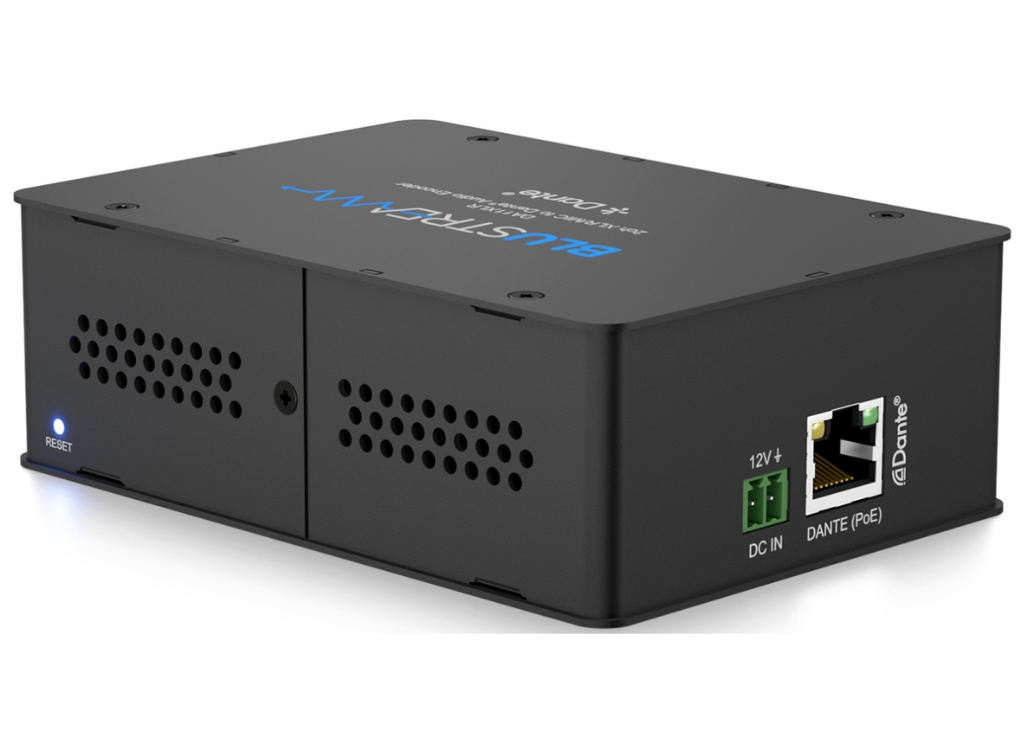 BluStream Analogue XLR Audio to Dante® Encoder | DA11XLR Video Encoder BluStream