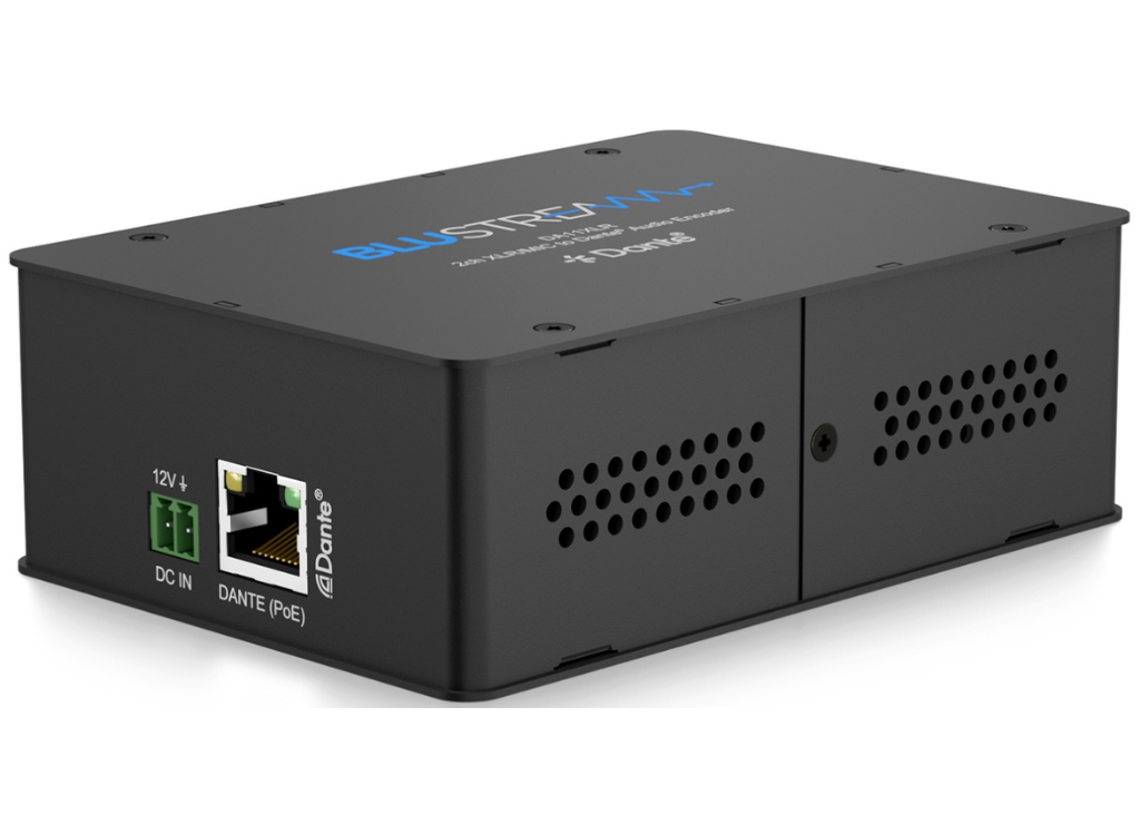 BluStream Analogue XLR Audio to Dante® Encoder | DA11XLR Video Encoder BluStream
