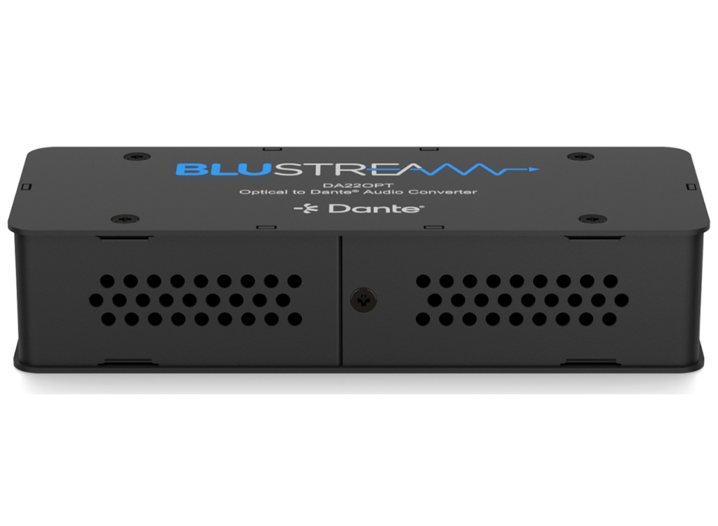 BluStream Optical to Dante® Audio Converter | DA22OPT Adapter / Converter BluStream