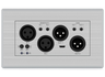 BluStream XLR Dante® Audio Wall Plate | DA22XLR-WP-EU